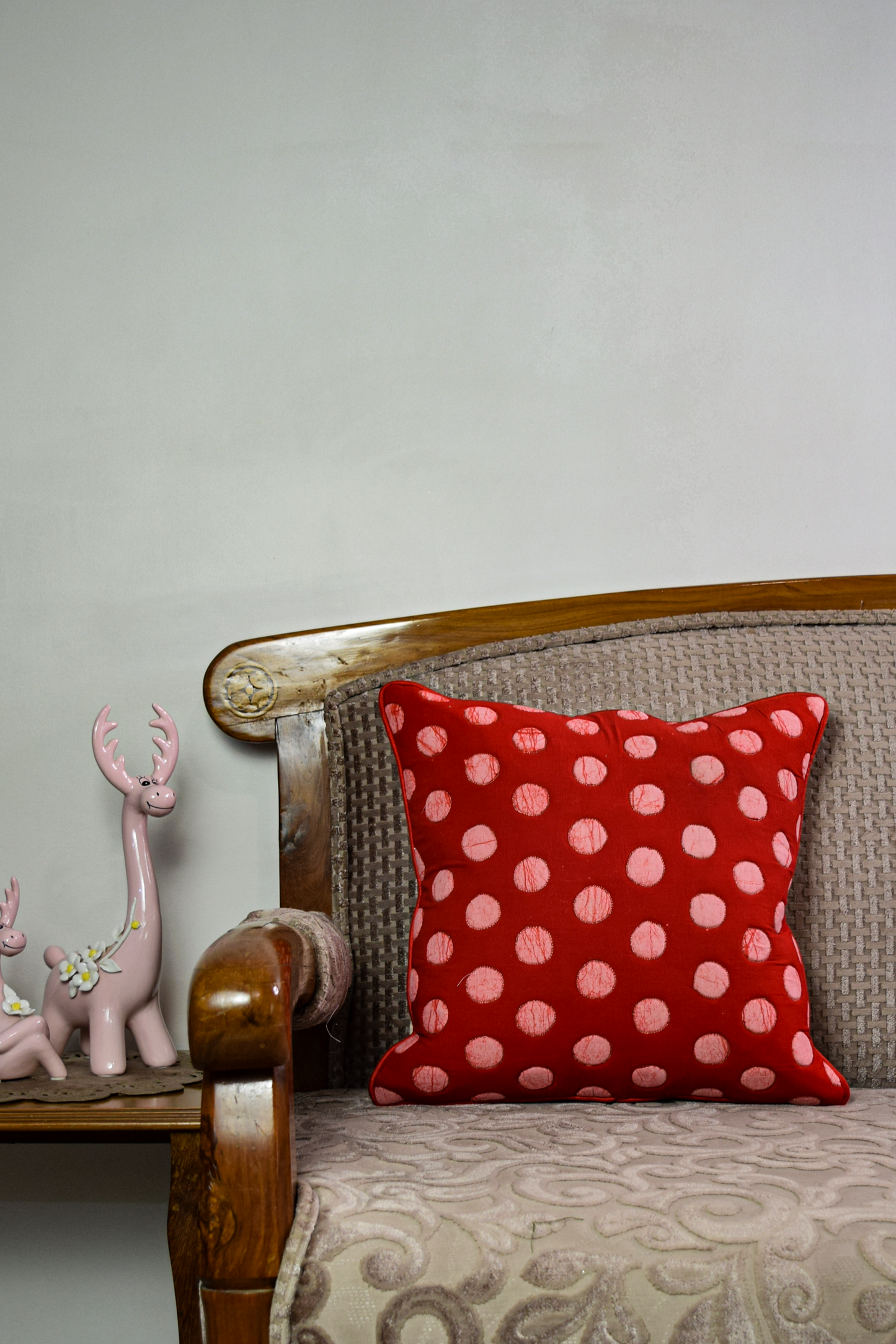 Batik Polka - Handcrafted Cushion Cover