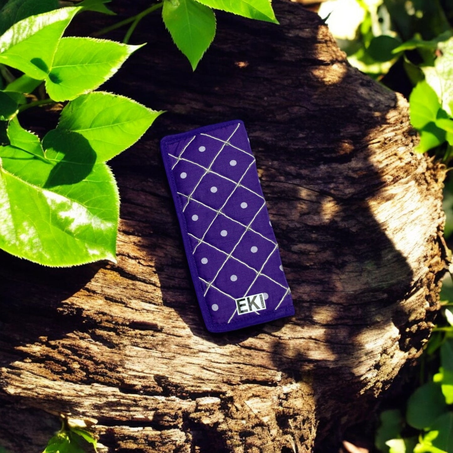 Royal Purple Polka Dot