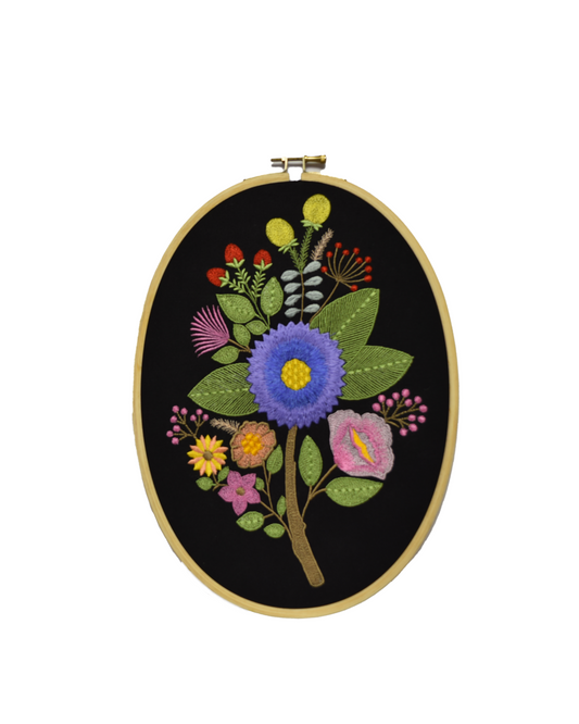 Oval Floral Bouquet