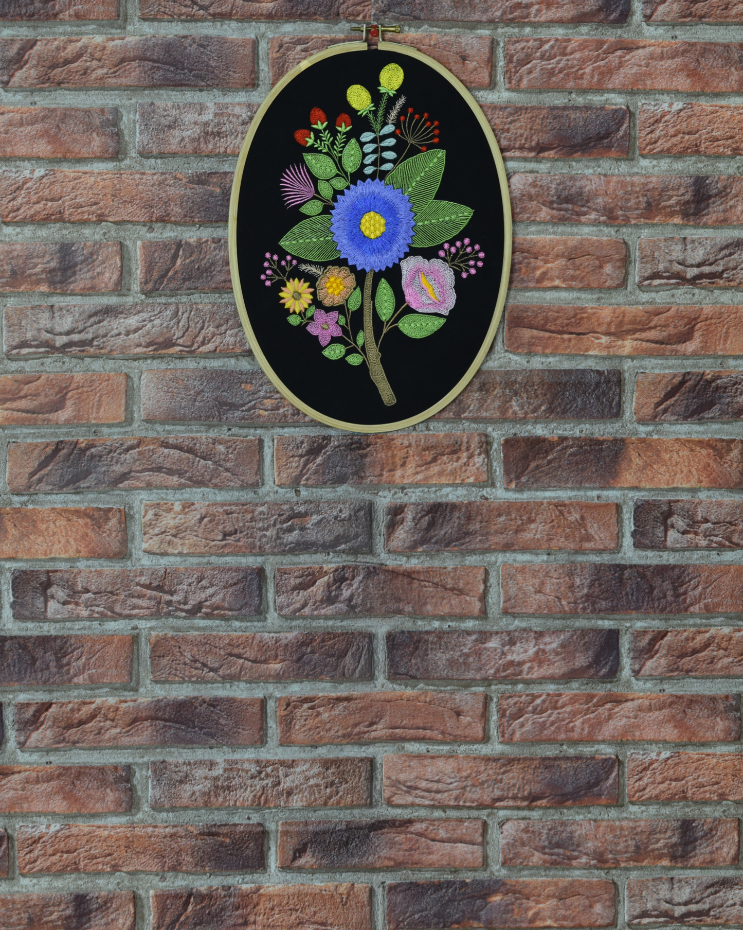 Oval Floral Bouquet