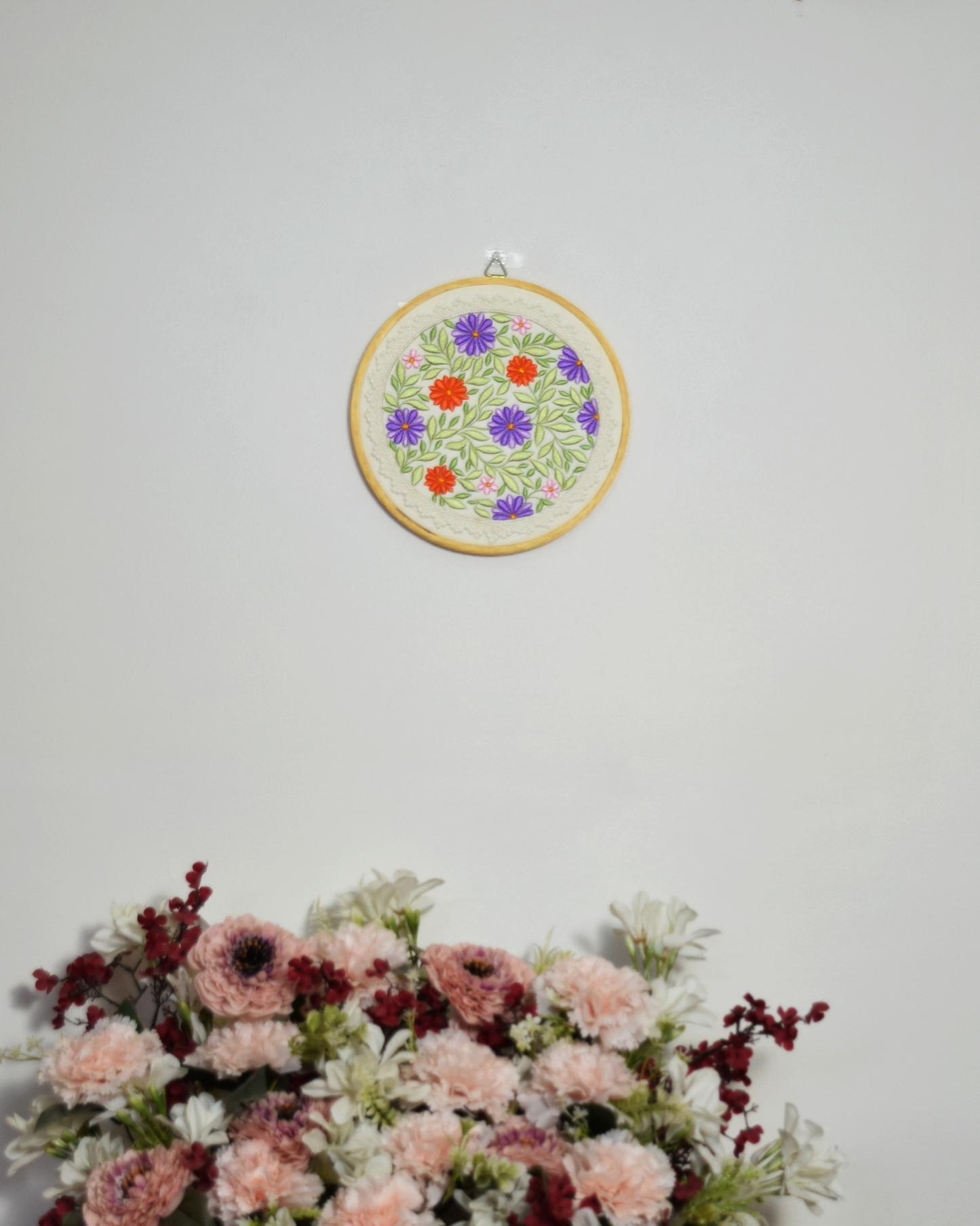 Flowers All the Way 02 (Cream)