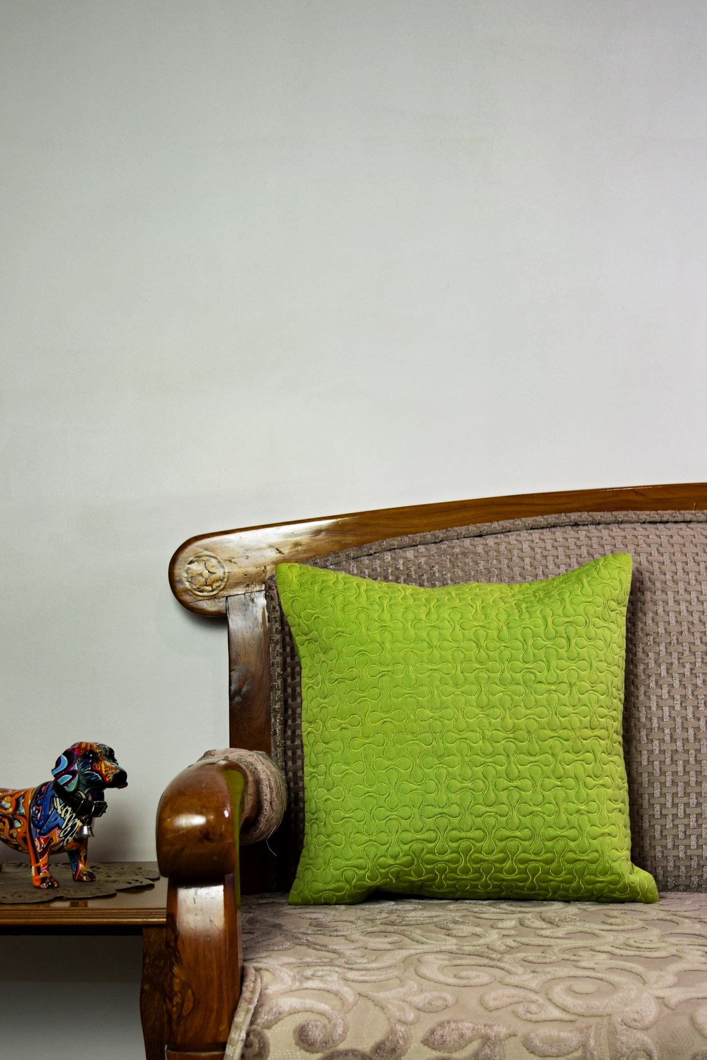 Magical Number 8 - Quilted Cushion Cover