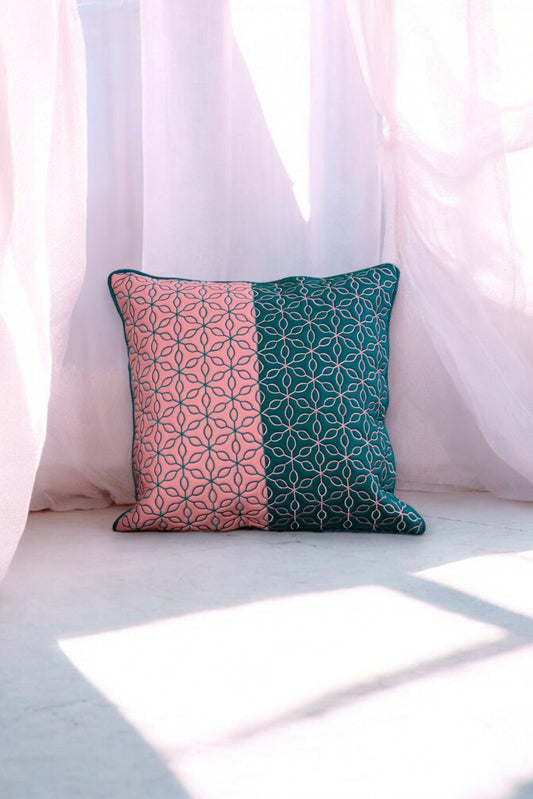 Half & Half - Quilted Cushion Cover